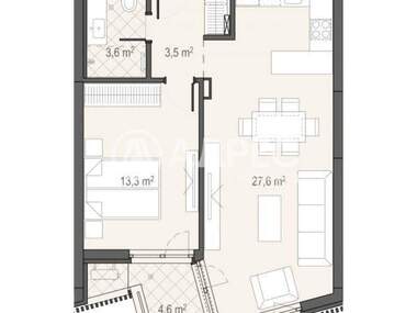 For sale - Apartment in Borovo,  Sofia