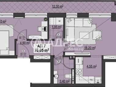 Verkauf - Wohnung in Center,  Sovia