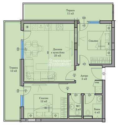 Vânzare - Apartament în Hristo Smirnenski,  Plovdiv