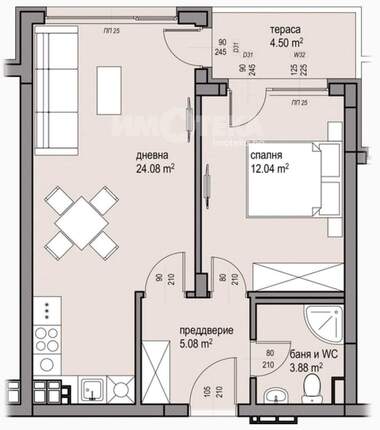 Satış - Apartman olarak Malinova Dolina,  Sofia
