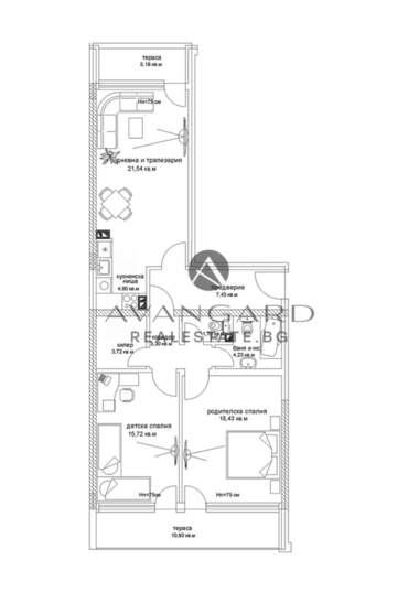 Продажба - Апартамент в Център,  Пловдив
