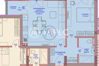 Satış - Apartman olarak Vinica,  Varna