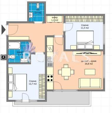 Satış - Apartman olarak Centralna poshta,  Varna