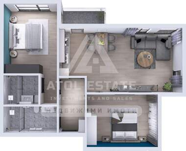 Satış - Apartman olarak Ostromila,  Plovdiv