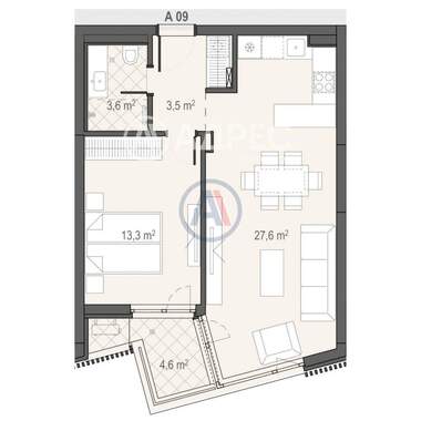 For sale - Apartment in Borovo,  Sofia