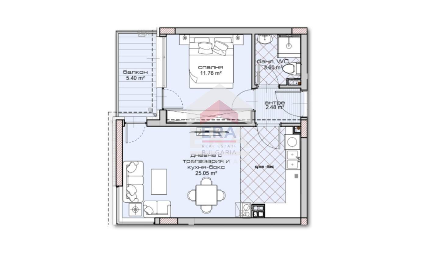 Cu două camere Apartament în Vladislavovo, Varna – fotografia 3