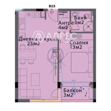 Vânzare - Apartament în SPZ Moderno Predgradie,  Sofia
