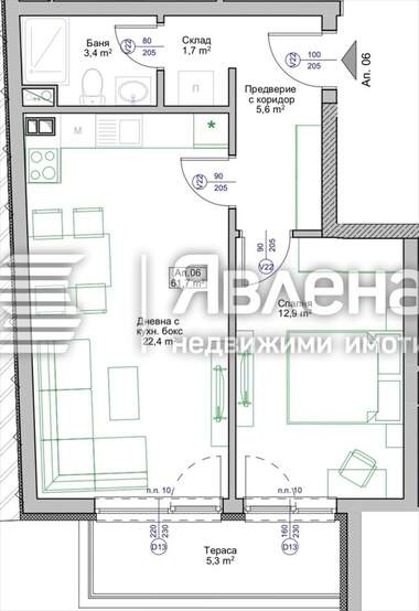 For sale - Apartment in Pomorie,  Burgas