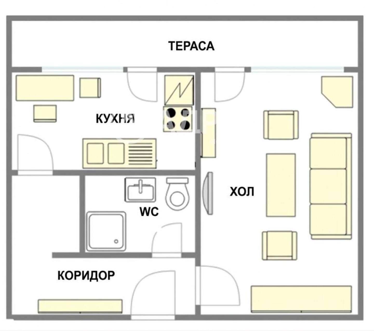 İki odalı Apartman olarak Nadejda 4, Sofia – fotoğraf 4