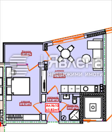 Satış - Apartman olarak Meden Rudnik,  Burgas