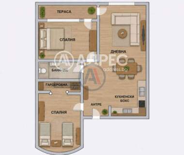 Satış - Apartman olarak Liatno kino Trakia,  Varna