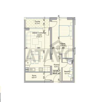 Satış - Apartman olarak Hristo Smirnenski,  Plovdiv