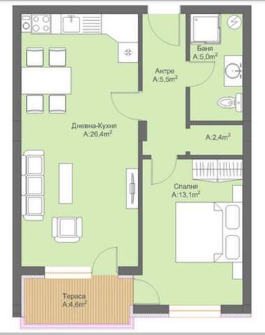 For sale - Apartment in Velingrad,  Pazardjik