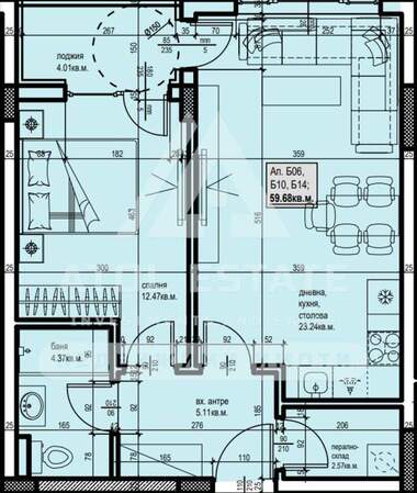 Vânzare - Apartament în Hristo Smirnenski,  Plovdiv