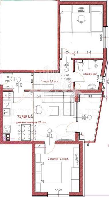 For sale - Apartment in Velingrad,  Pazardjik