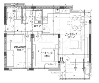 Vânzare - Apartament în Samara-3,  Stara Zagora