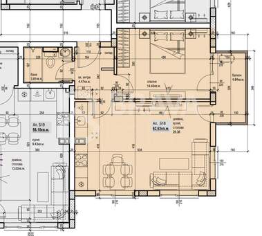 Verkauf - Wohnung in Üjen,  Plowdiw