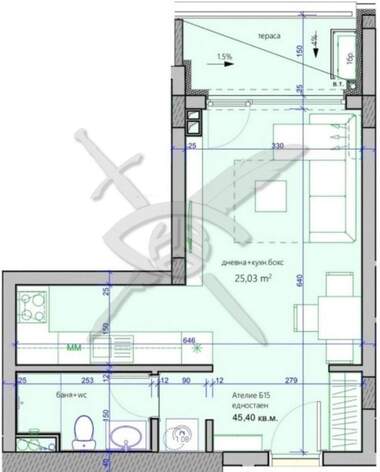 Satış - Apartman olarak Meden Rudnik,  Burgas