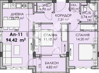 Vânzare - Apartament în Madika,  Burgas
