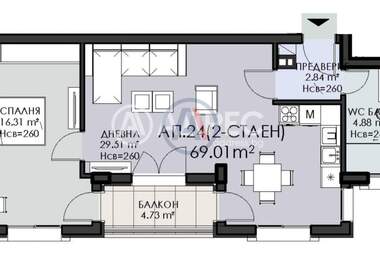 Продажа - Квартира в Овча Купел 1,  София