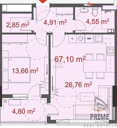 Satış - Apartman olarak Slaveykov,  Burgas