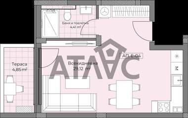 Satış - Apartman olarak Ostromila,  Plovdiv