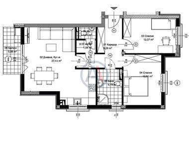 Vânzare - Apartament în Văzrajdane 3,  Varna