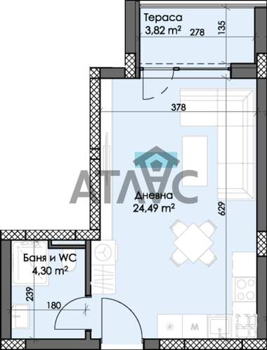 Satış - Apartman olarak Trakia,  Plovdiv