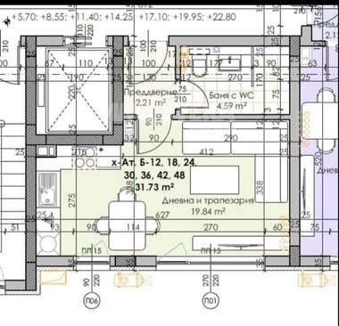 For sale - Apartment in Iujen,  Plovdiv