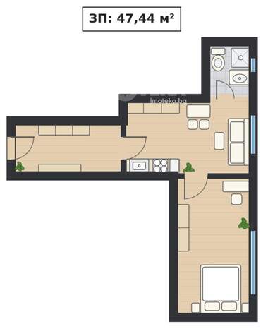 Vânzare - Apartament în Mladost-1A,  Sofia