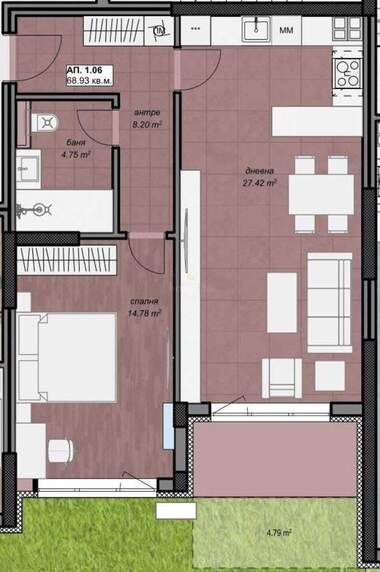 For sale - Apartment in Nadejda 2,  Sofia