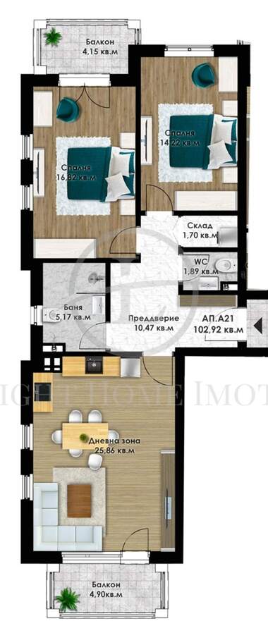 Vânzare - Apartament în Ostromila,  Plovdiv