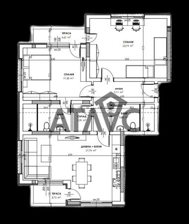 Satış - Apartman olarak Komatevsko şose,  Plovdiv