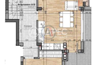 Satış - Apartman olarak Manastirski livadi-Iztok,  Sofia