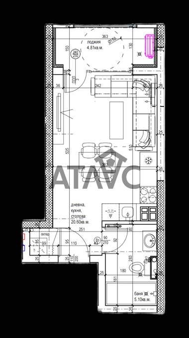 Satış - Apartman olarak Kiuçuk Parij,  Plovdiv