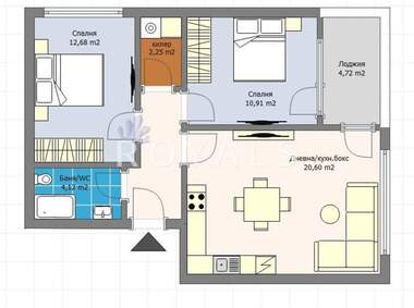 Verkauf - Wohnung in Wazrajdane 1,  Warna