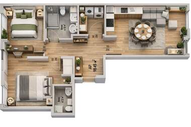 Satış - Apartman olarak Malinova Dolina,  Sofia