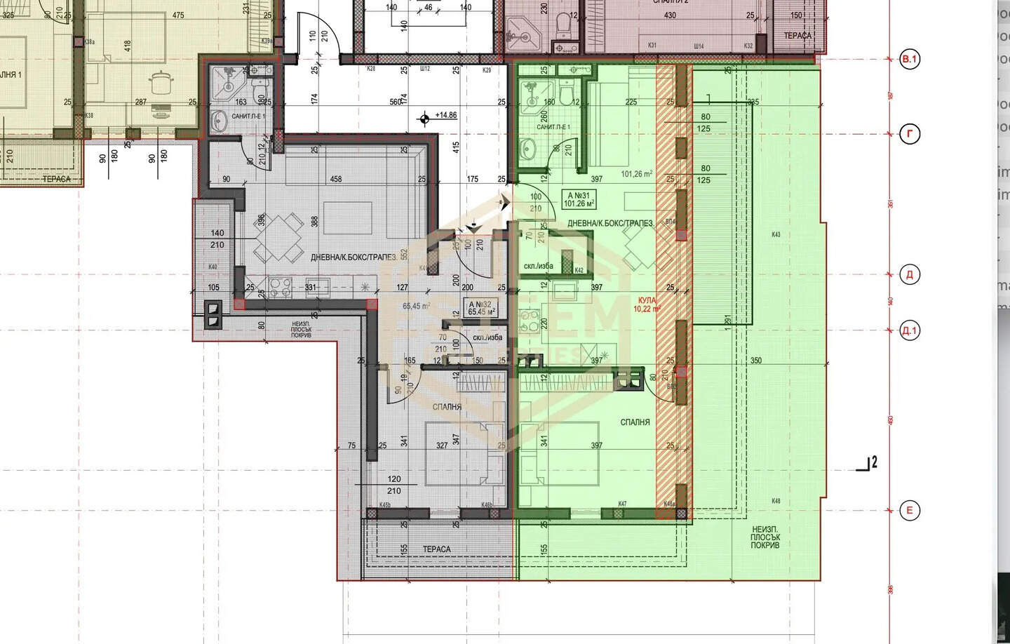 Mehrzimmer Wohnung in Center, Ruse – Foto 3