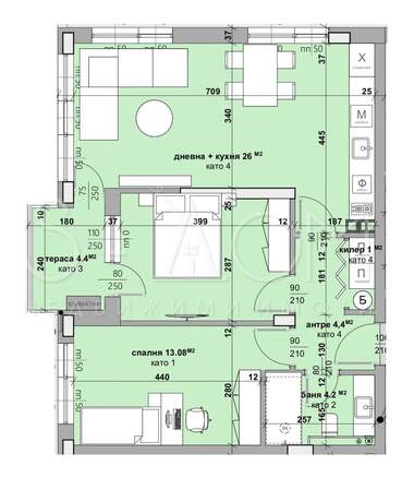 Vânzare - Apartament în Samara-3,  Stara Zagora