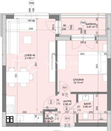 Satış - Apartman olarak Kaysieva gradina,  Varna