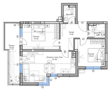 Vânzare - Apartament în Kiuceuk Parij,  Plovdiv