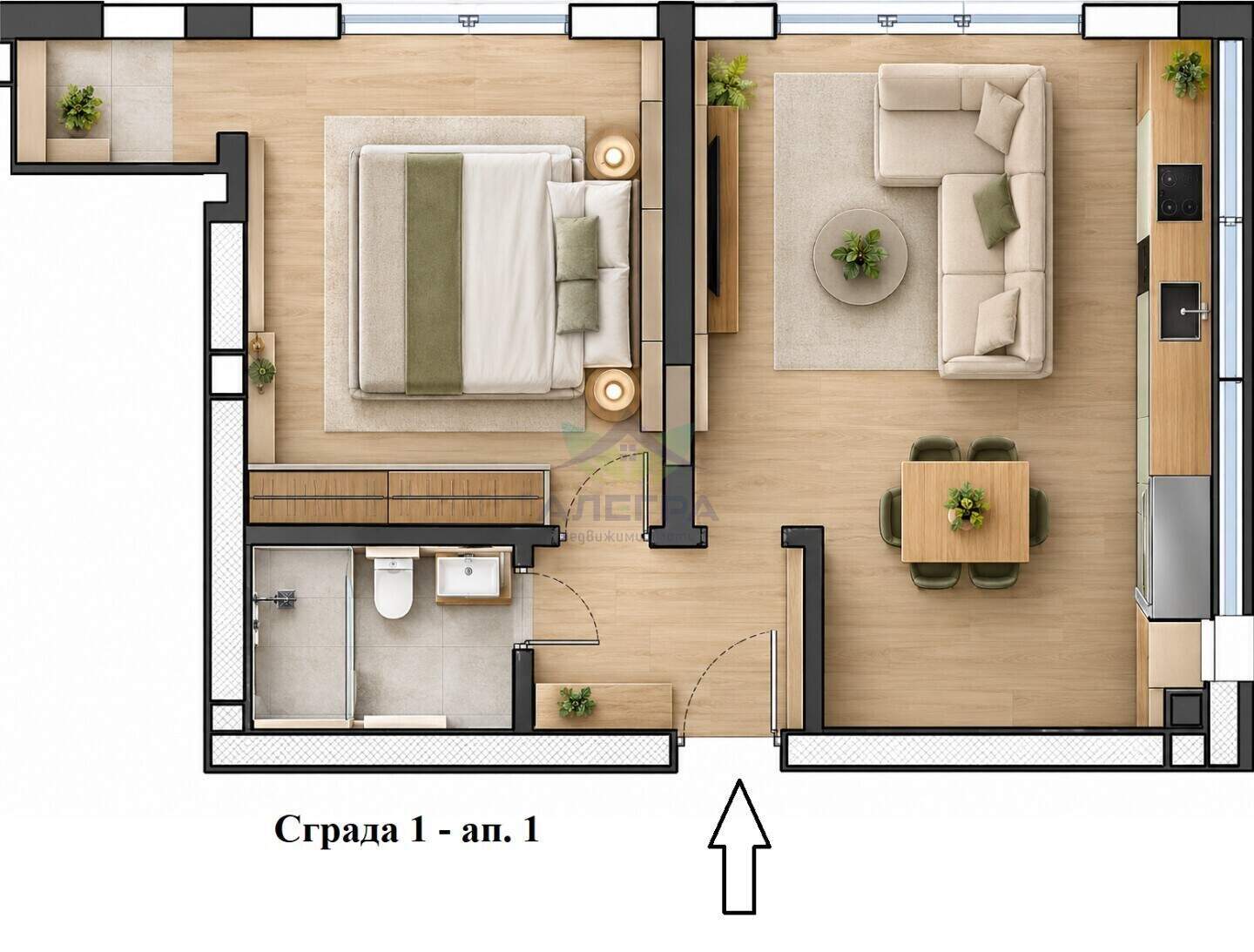 1 bedroom Apartment in Tsaritsa Yoanna, Pazardjik – photo 2
