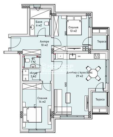 Vânzare - Apartament în Center,  Plovdiv