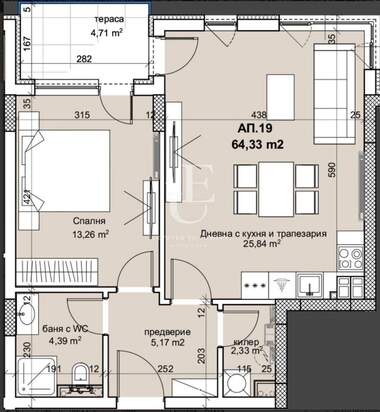 Vânzare - Apartament în Lozeneț,  Sofia