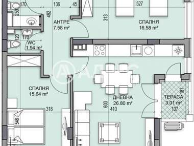 For sale - Apartment in Gagarin,  Plovdiv