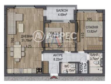 Продажба - Апартамент в Овча Купел,  София