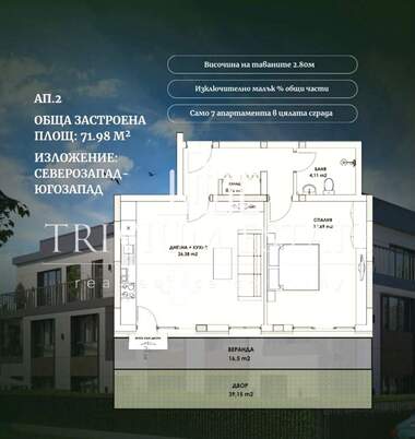 Verkauf - Wohnung in Komatewo,  Plowdiw