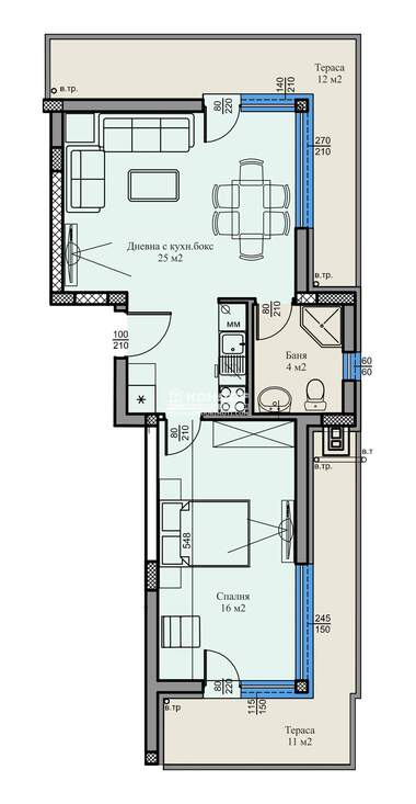 Vânzare - Apartament în Kiuceuk Parij,  Plovdiv