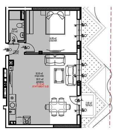 For sale - Apartment in Vitosha,  Sofia