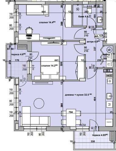 Vânzare - Apartament în Kazanski,  Stara Zagora